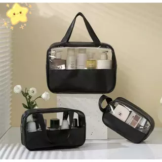 ANA1108 Translúcido Necessaire Bolsa Portátil Para Viagem Cosméticos Produtos De Higiene -624/605 em Oferta na Shopee