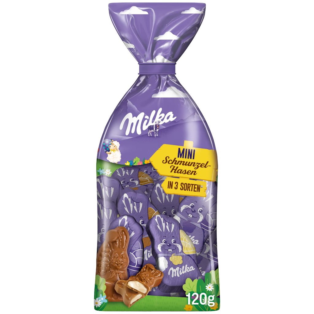 Chocolate Milka Mini Coelhos Sorridentes 120g Importado | Shopee Brasil