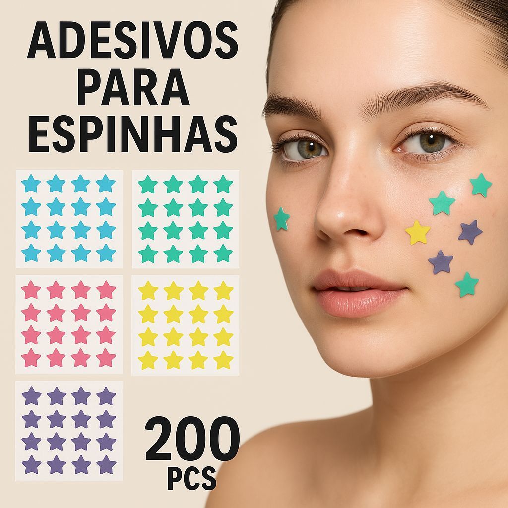 Adesivo para espinha secador de acne multicolorido, rapido e facil de ...
