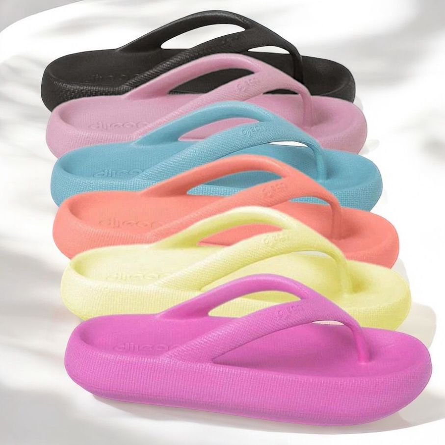 Chinelo Dijean Zen Nuvem Original Feminino Ortopedico Esporao Fascite Plantar