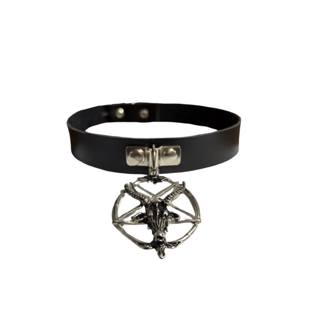 Choker Baphomet Dark Punk