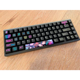 Keycaps Jinx Teclado Mecânico Teclas Resina Presente Gamer Arcane