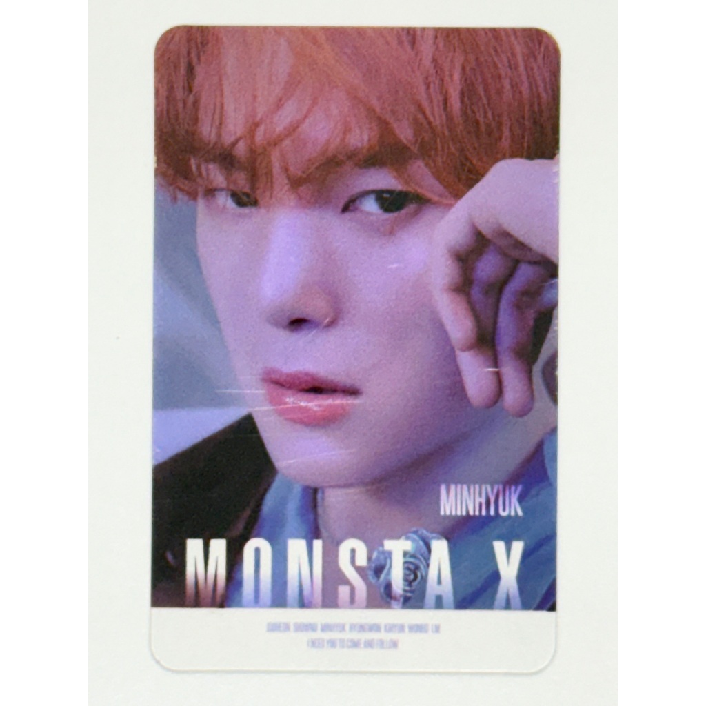 monsta x shownu minhyuk kihyun hyungwon jooheon photocard original