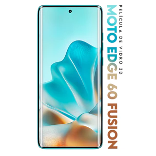 Películas De Vidro Temperado Full 3D Curvada Para Motorola Moto Edge 60 Fusion tela 6.67 pol