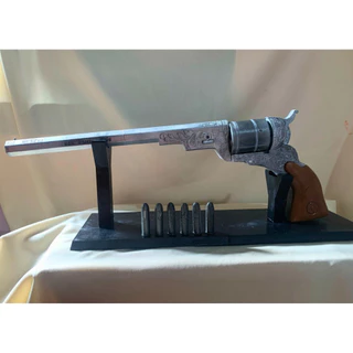Réplica Colt Supernatural A Arma Lendária dos Winchester Com Suporte