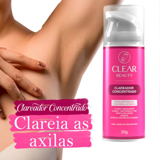 Clareador de Virilha e Axila Creme Clareador Partes Intimas - Clear Beauty Original