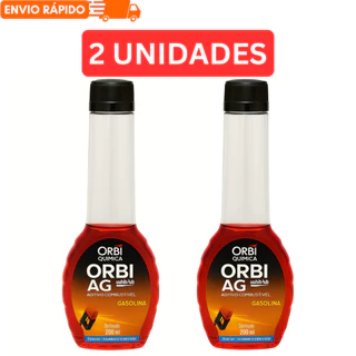 2un Aditivo Combustível GASOLINA Limpa Bicos Injetores 200ml  Orbi Química em Oferta na Shopee