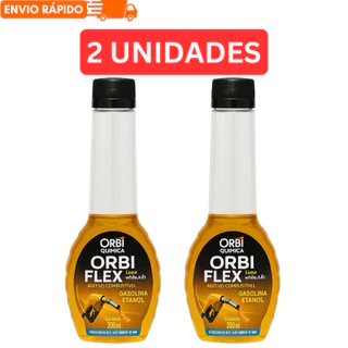 2un Aditivo Combustível FLEX Limpa Bicos Injetores 200ml Orbi Química em Oferta na Shopee