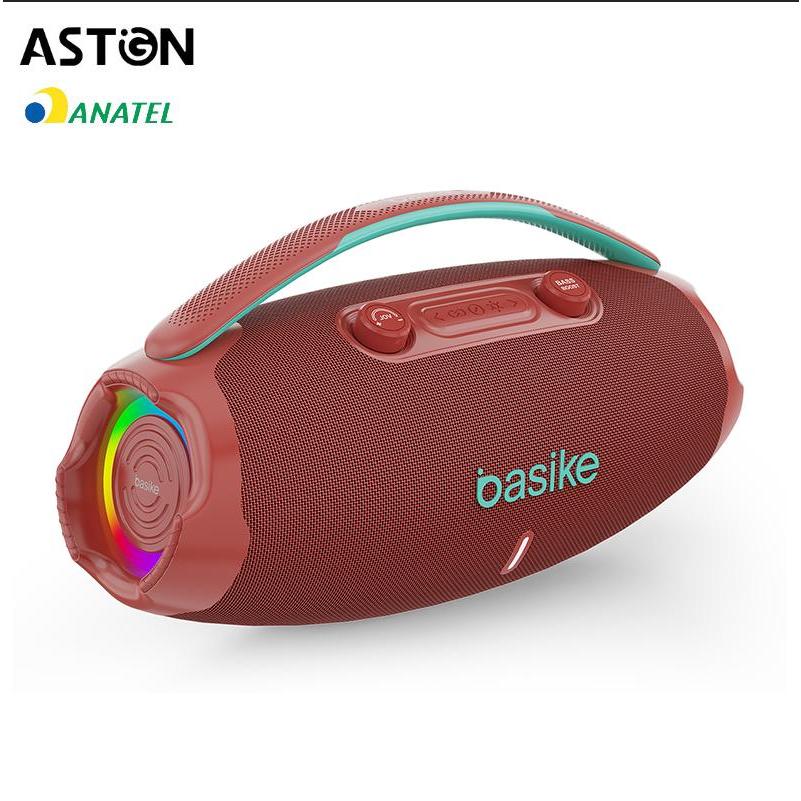 Astgn X Basike 80w Caixa De Som Portátil Bluetooth Subwoofer  Com Rgb Pode carregar telefones celulares