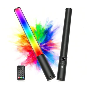 Luz RGB Portátil 3000K-6000K Lâmpada De Estúdio De Fotografia Festa Lâmpada LED Colorida Luxceo