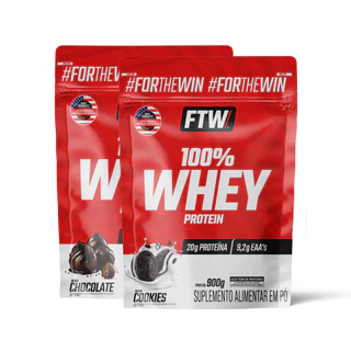 kit 2x 100% whey Protein concentrado