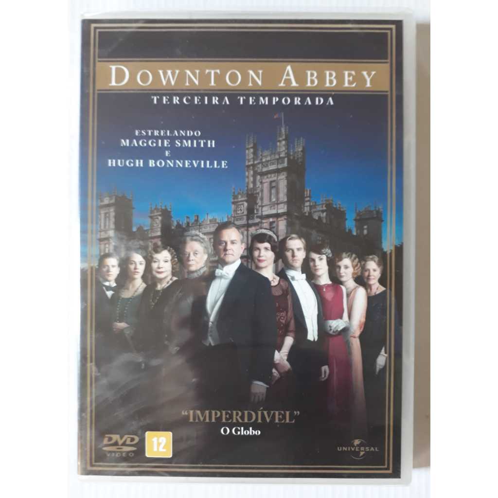 Dvd Downton Abbey - 3ª Temporada 4 Discos - Original Lacrado | Shopee ...