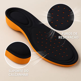 PAR DE PALMILHA ORTOPÉDICA EM GEL ANATÔMICA PARA ESPORÃO E DORES NOS PÉS