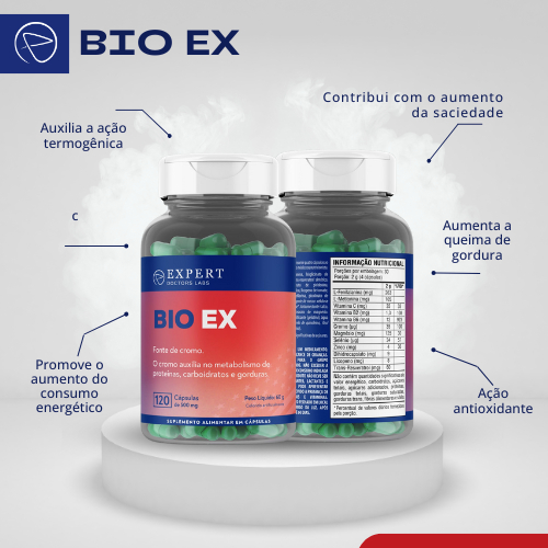 Bio Ex Cápsulas - Expert Doctors Labs 120 Unidades | Shopee Brasil
