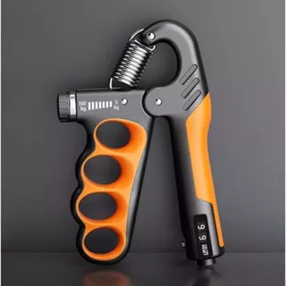 Hand Grip Mola Ajustável 5 A 100kg com Contador Exercícios Fisioterapia