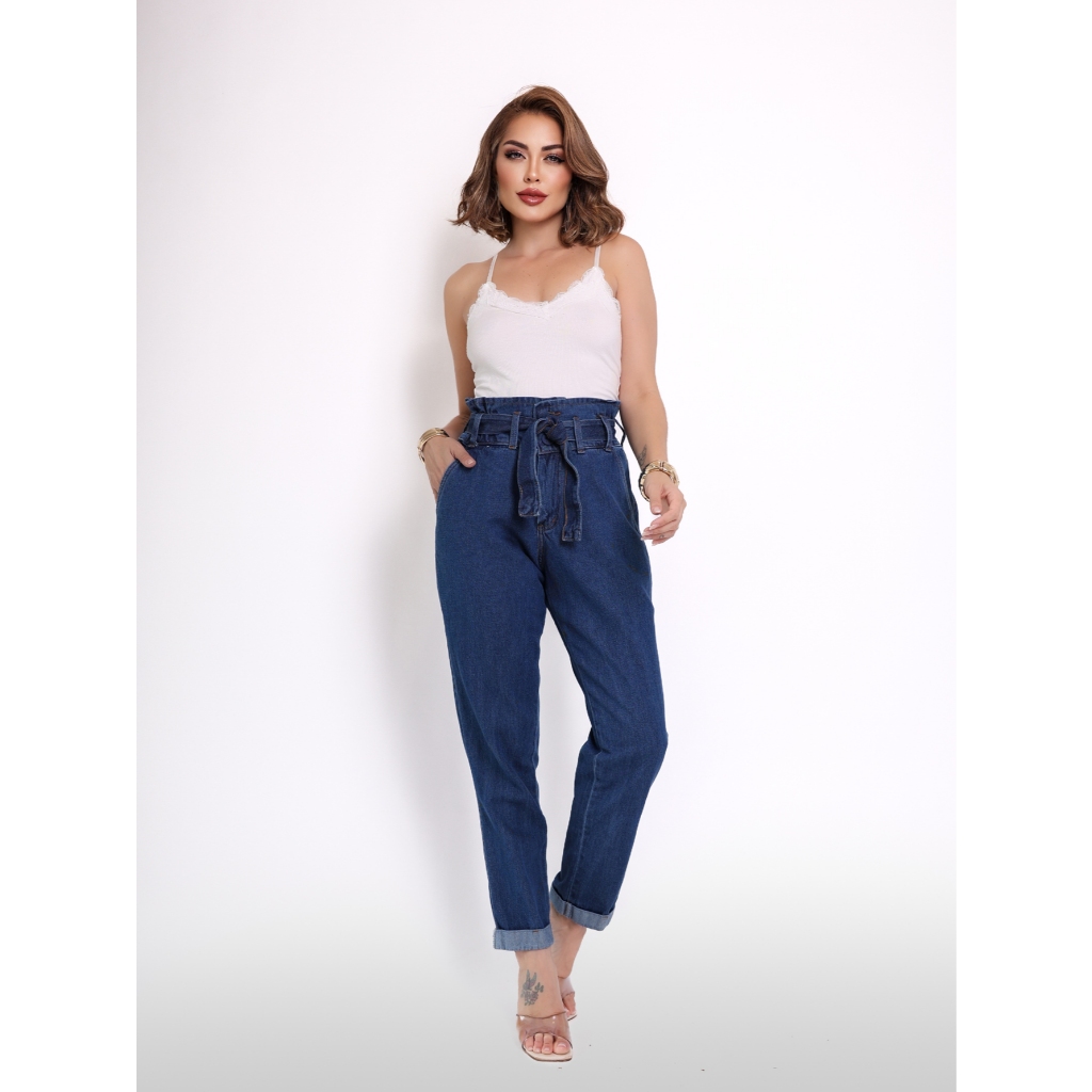Calça Jeans Feminina Villon Jeans 2019 Calca Clochard Jeans