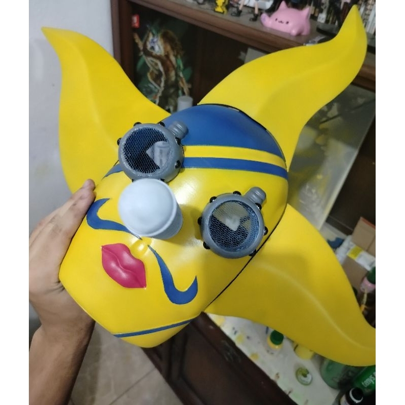 MÁSCARA SOGEKING (ONE PIECE) PARA COSPLAY OU DECORAÇÃO - TAMANHO ÚNICO ...