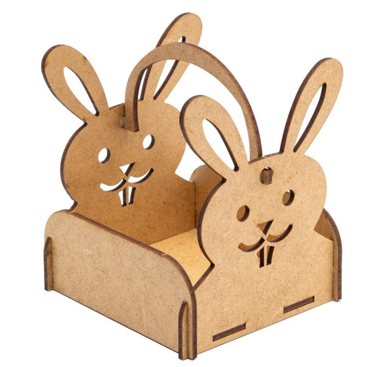 Kit com 15 Caixas Coelho Cesta Para Bombons e Ovos de Páscoa Em MDF 12x10x10 | Shopee Brasil