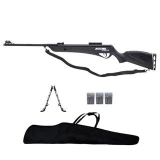 Carabina de Pressão Jade Pro Nitro Preta 5.5mm - CBC + Acessórios em Oferta na Shopee