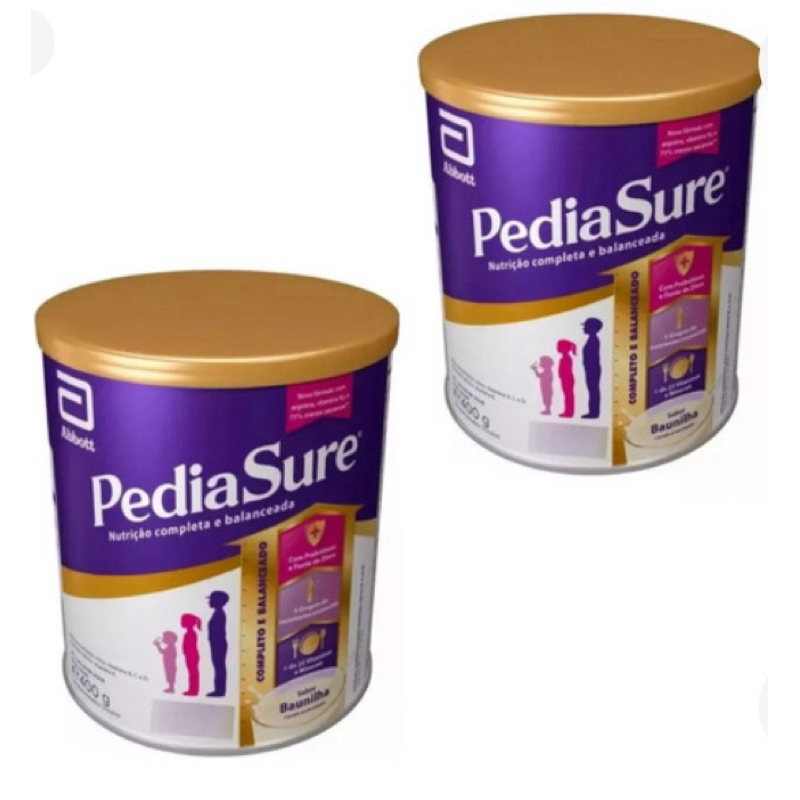 Pediasure 400 g- kit 2 lata Sabor Baunilh | Shopee Brasil