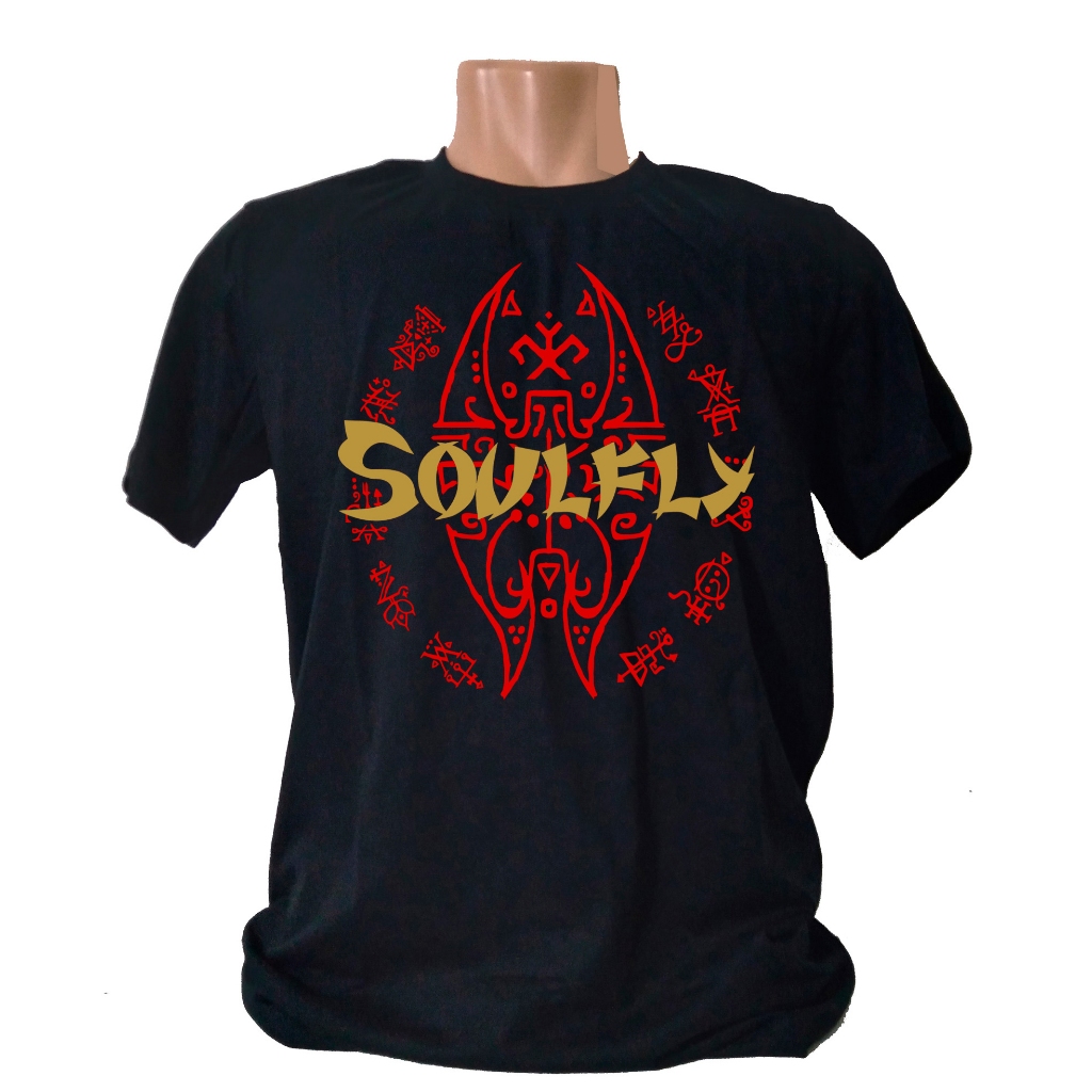 Camiseta Soulfly 001 heavy metal progressivo | Shopee Brasil