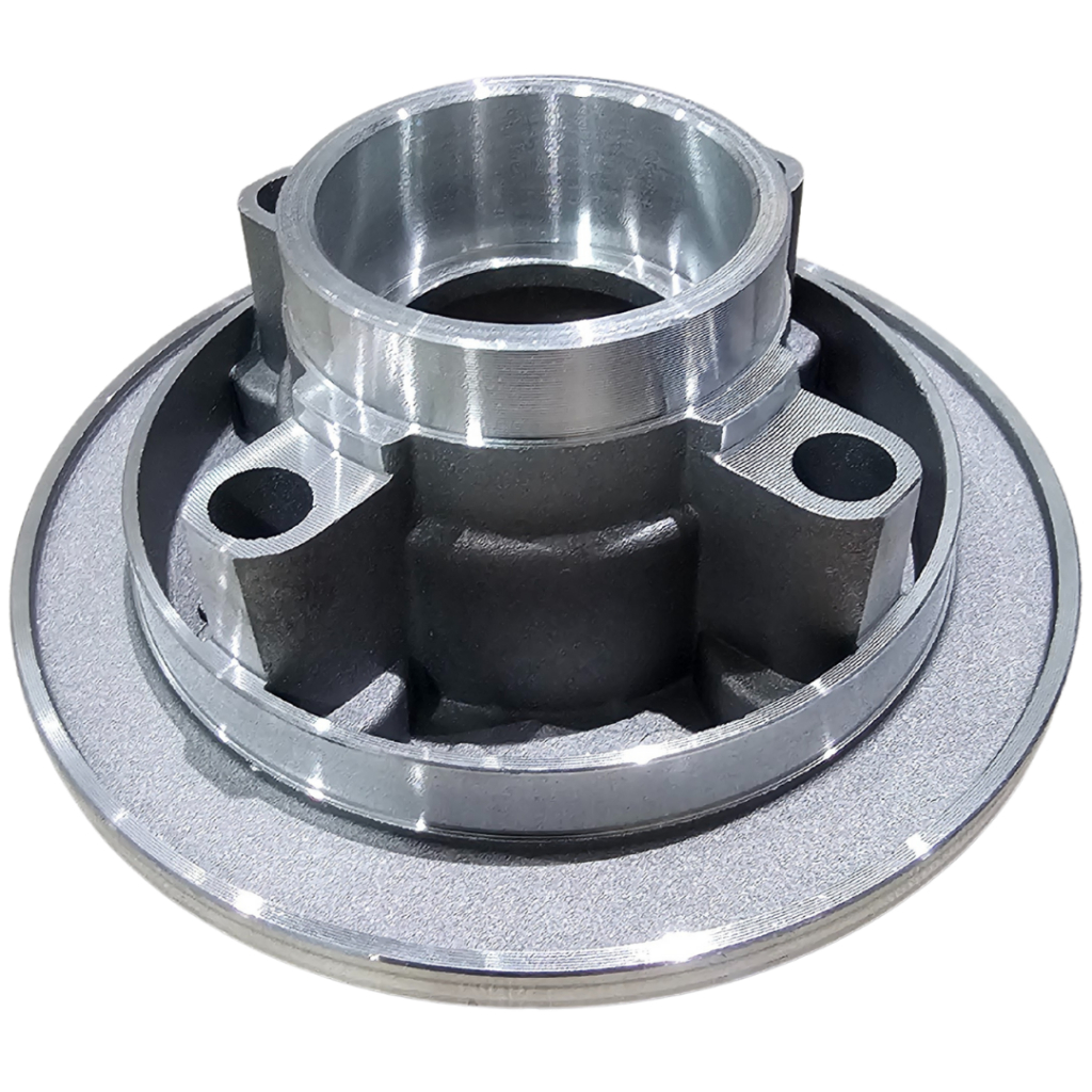 Flange da Coroa + Parafusos + Travas Shineray Jet 50 / Phoenix