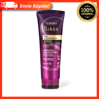 Shampoo SIàge Pro Cronology Curvas 250ml - Eudora 100% Original