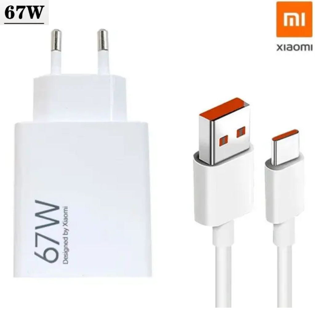 Carregador 67W Carregador Xiaomi Tipo C Original Mi9s Mi10