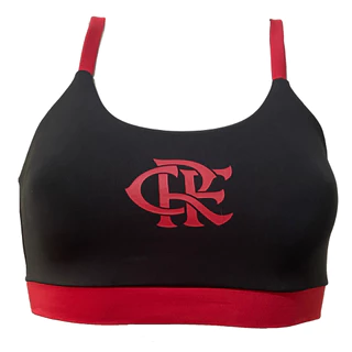 TOP FLAMENGO FEMININO (RUBRO-NEGRO)