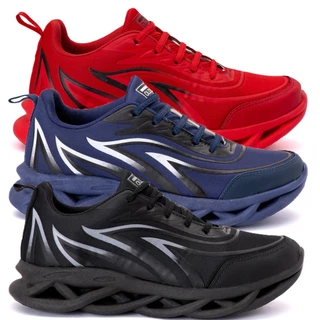 kit 3 Tênis Masculino Oldsen original caminhada esportivo confortável corrida barato promoção varias cores