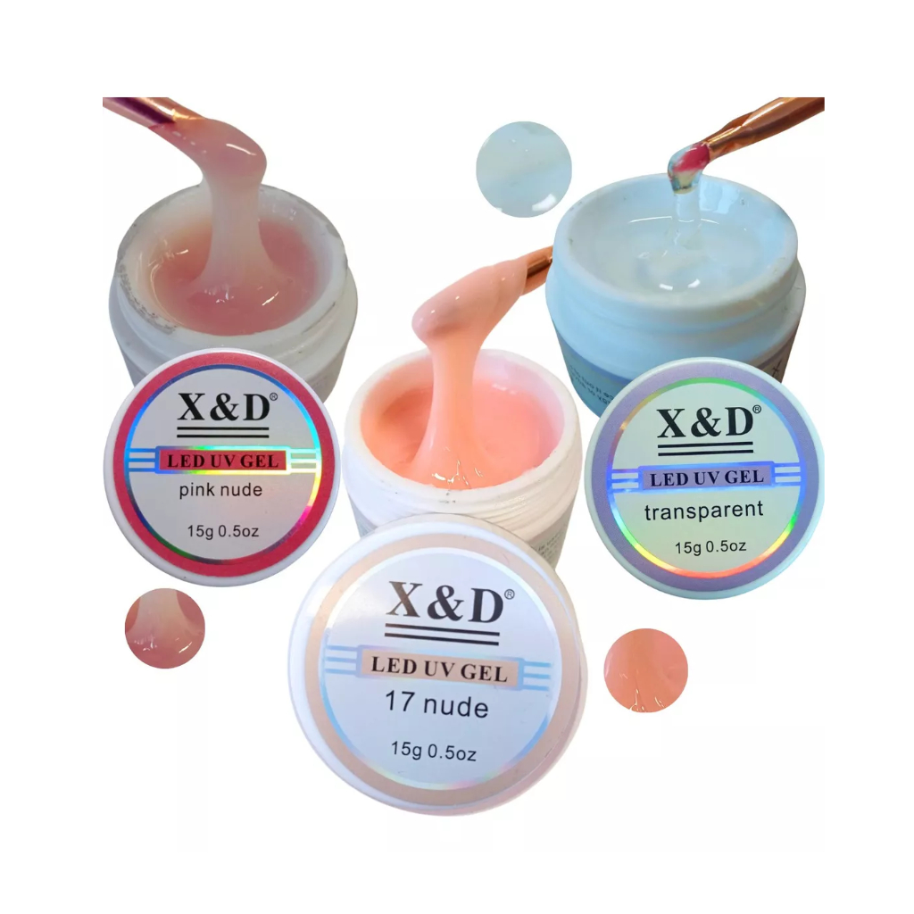 Gel X&d 15g Led Uv Gel para Unhas Xd Profissional Acrigel Alongamento ...