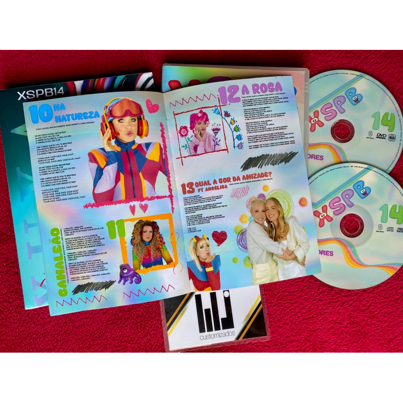 XUXA / XSPB 14 CORES (EDIÇÃO ESPECIAL CD + DVD (FAN MADE) | Shopee
