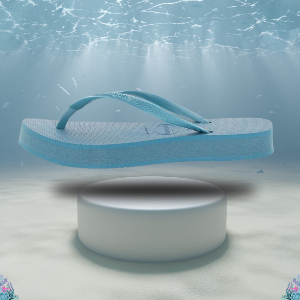 Chinelo Tamanco Havaianas Slim Flatform 2,5cm Plataforma 41/42