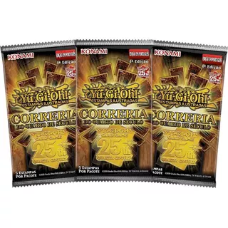 Yugioh Kit 3 Booster Correria Do Quarto De Século Konami Cartas Português