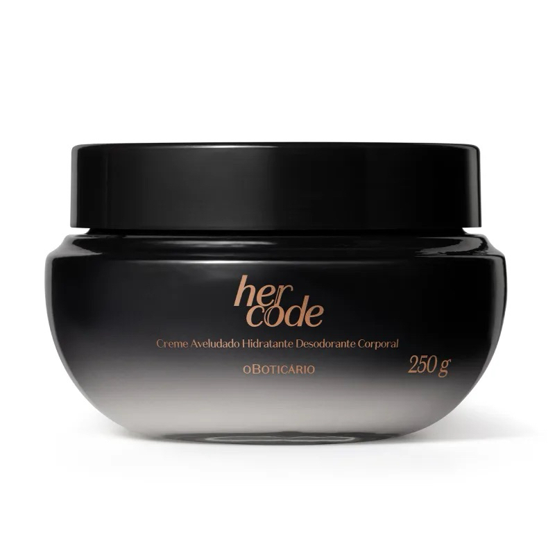 HER CODE CREME ACETINADO : Creme Aveludado Hidratante Desodorante ...