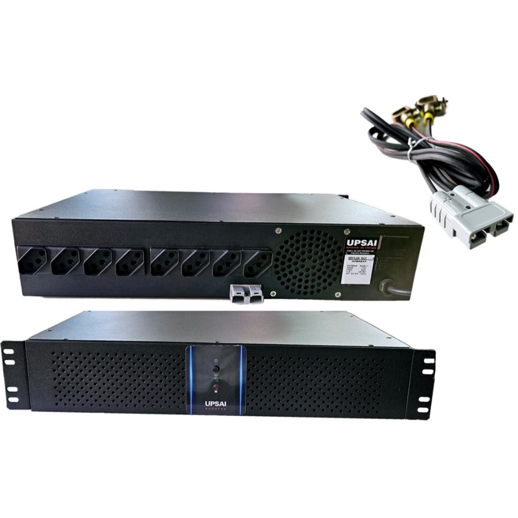 Nobreak Flash Rack 700va 19 2u Entrada Bivolt Saida 115v + Cabo P ...