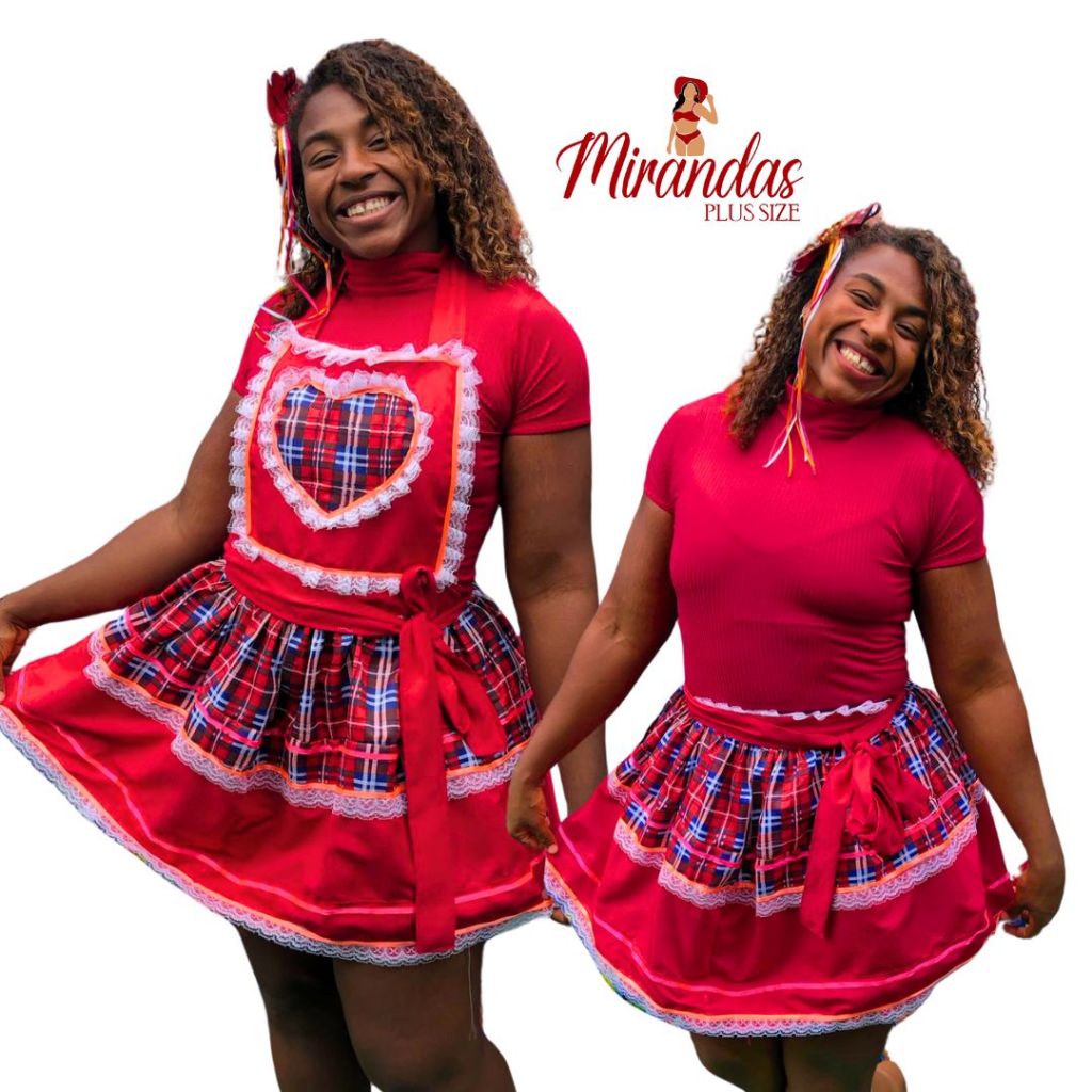 vestido de quadrilha plus size em Promoção na Shopee Brasil 2025