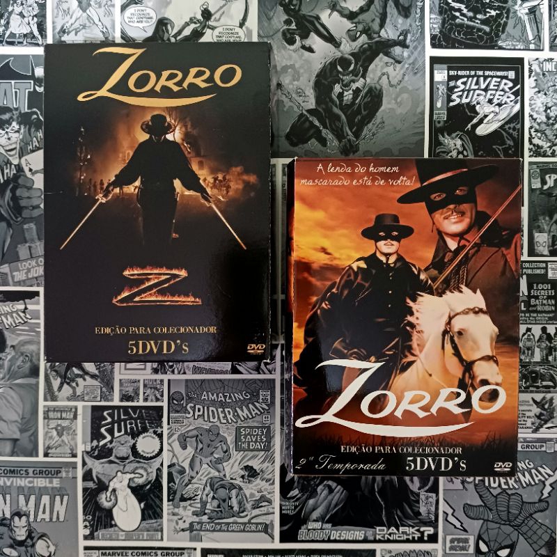こたろう　DVDセット DVD - BOX - Zorro 1° & 2° Temporada (10 DVDS ) (EDIÇÃO DE