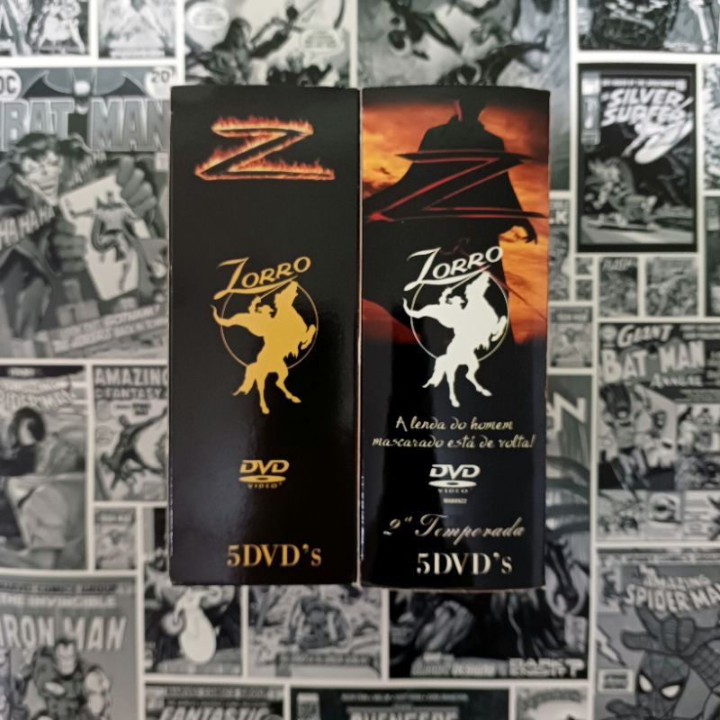 DVD - BOX - Zorro 1° & 2° Temporada (10 DVDS ) (EDIÇÃO DE