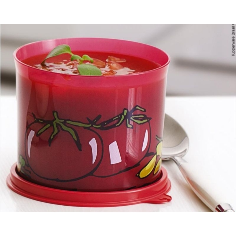 TUPPERWARE REDONDINHA MOLHO DE TOMATE 500ML | Shopee Brasil