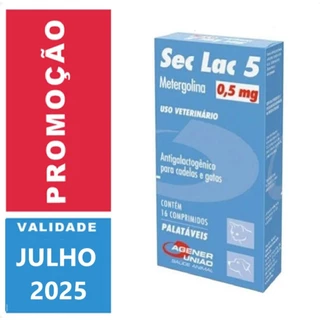 Sec Lac 5 Agener União para Cadelas e Gatas - 0,5 mg