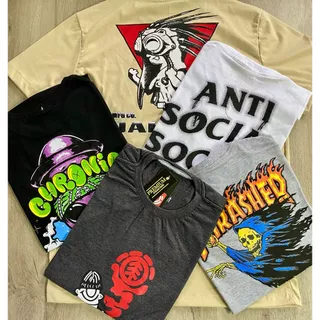 KIT 3 CAMISETAS A SUA ESCOLHA - 100% ALGODÃO - STREETWEAR PREMIUN MASCULINAS