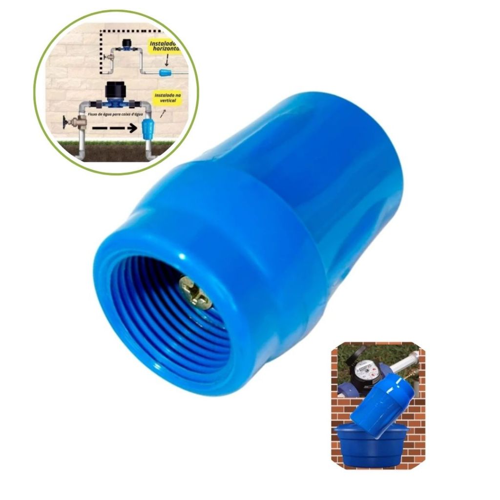 Bloqueador de Ar 3/4 ArClosed 25mm Premium para Hidrômetro | Redutor de ...