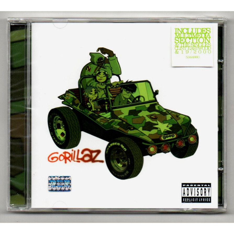 CD Gorillaz - Gorillaz 2001 - Lacrado