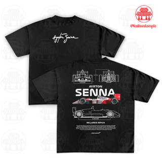 Camiseta Formula 1 McLaren F1 Oversized 100% Algodão Conforto Estilo Unissex Streetwear