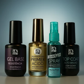 PREPARADORES DE UNHA DE GEL ACRIGEL ITS ME LANÇAMENTO GEL BASE PRIMER ACID E TOP COAT PRODUTO PREMIUM CLASSE AAA em Oferta na Shopee