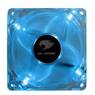 Cooler Fan Gamer 8cm 80mm Com LED Azul Ventoinha Gabinete PC