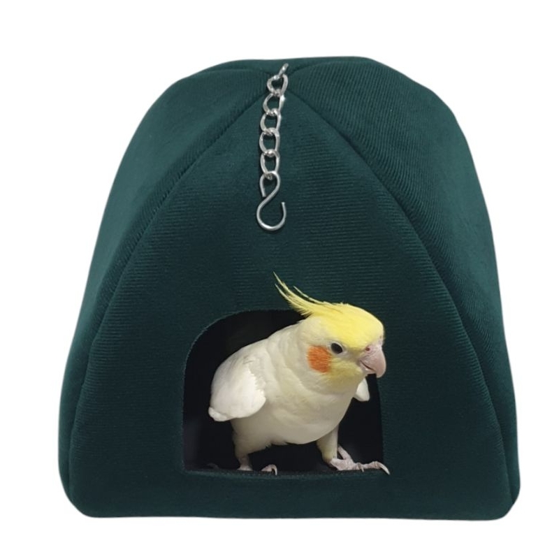 Cockatiel Hammock Hut 23CM - Pet using product - Caprioli Shop Safety and Well-Being