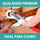 Alicate Vazador Profissional Para Chinelo Couro Cinto - 6 Furos Precisos e Fáceis de Fazer - SHEFA