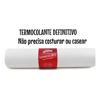 Termocolante Permanente Entretela Círculo 50 Cm X 1 - 2 - 3 ou 5 Metros Termocolante para tecido Termocolante Definitivo